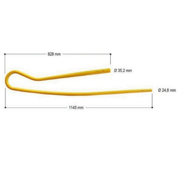 SECOUEUR LONG 115 D25 1TROU