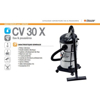 COMET ASPIRATEUR INOX CVP30X