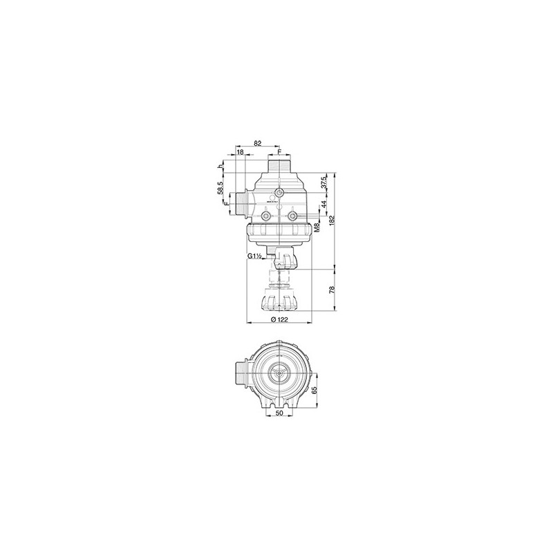 FILTRE A CLAPET 1"1/4m