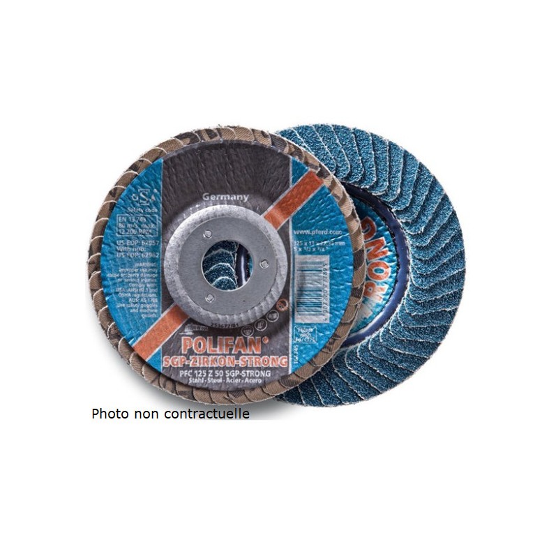 DISQUE A LAMELLE 125X22 GR80