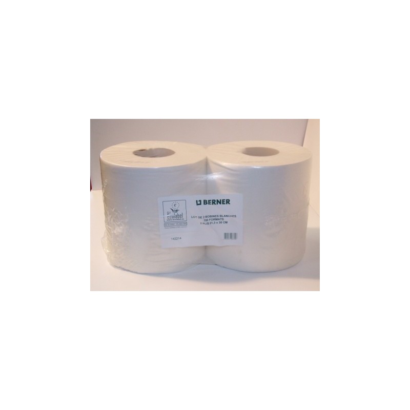 LOT DE 2 BOBINE DE PAPIER 